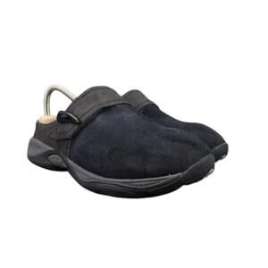 Easy Spirit Shoes Womens 8.5 Slip On Clog Eliana Leather Comfort Casual Black